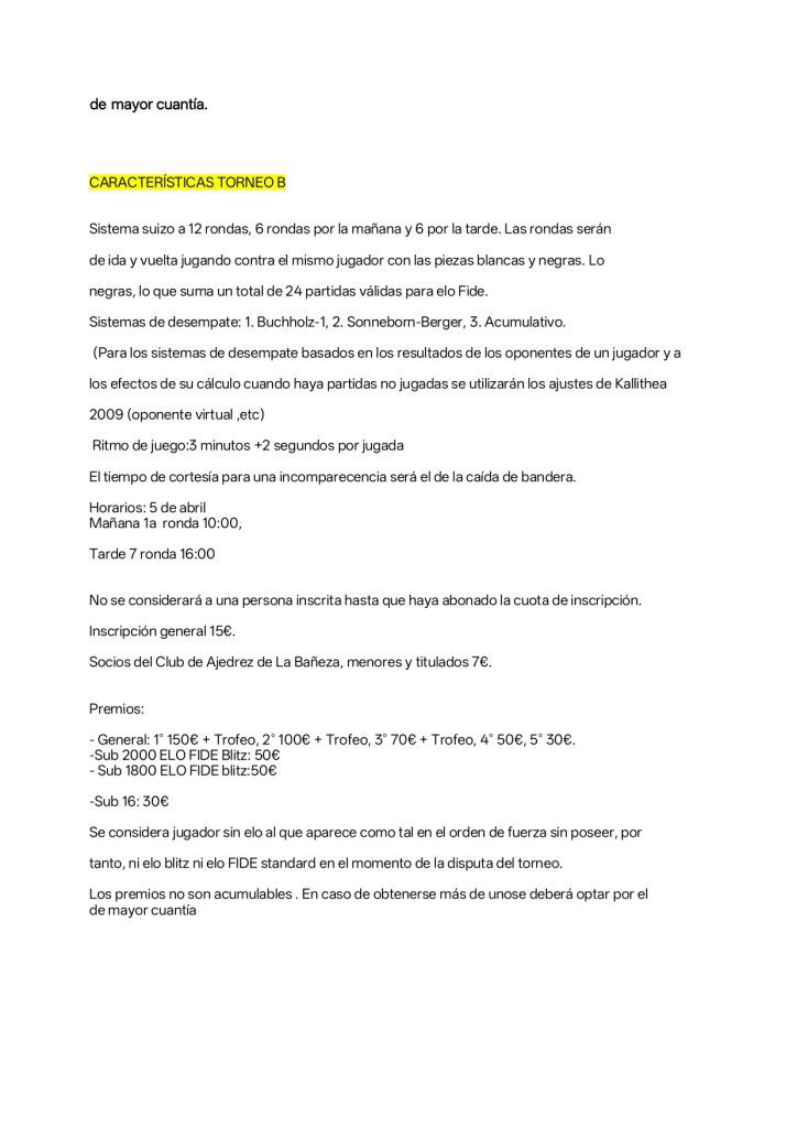 IIII TORNEO DE AJEDREZ BANI EIZA (Sub2400) - La Bañeza - Club Ajedrez ...